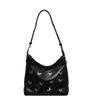Design Sinn Lackleder Kleine Quadratische Tasche Damen Neu Einfarbige Schmetterling Schultertaschen Einfach Nische Mode Umhängetasche