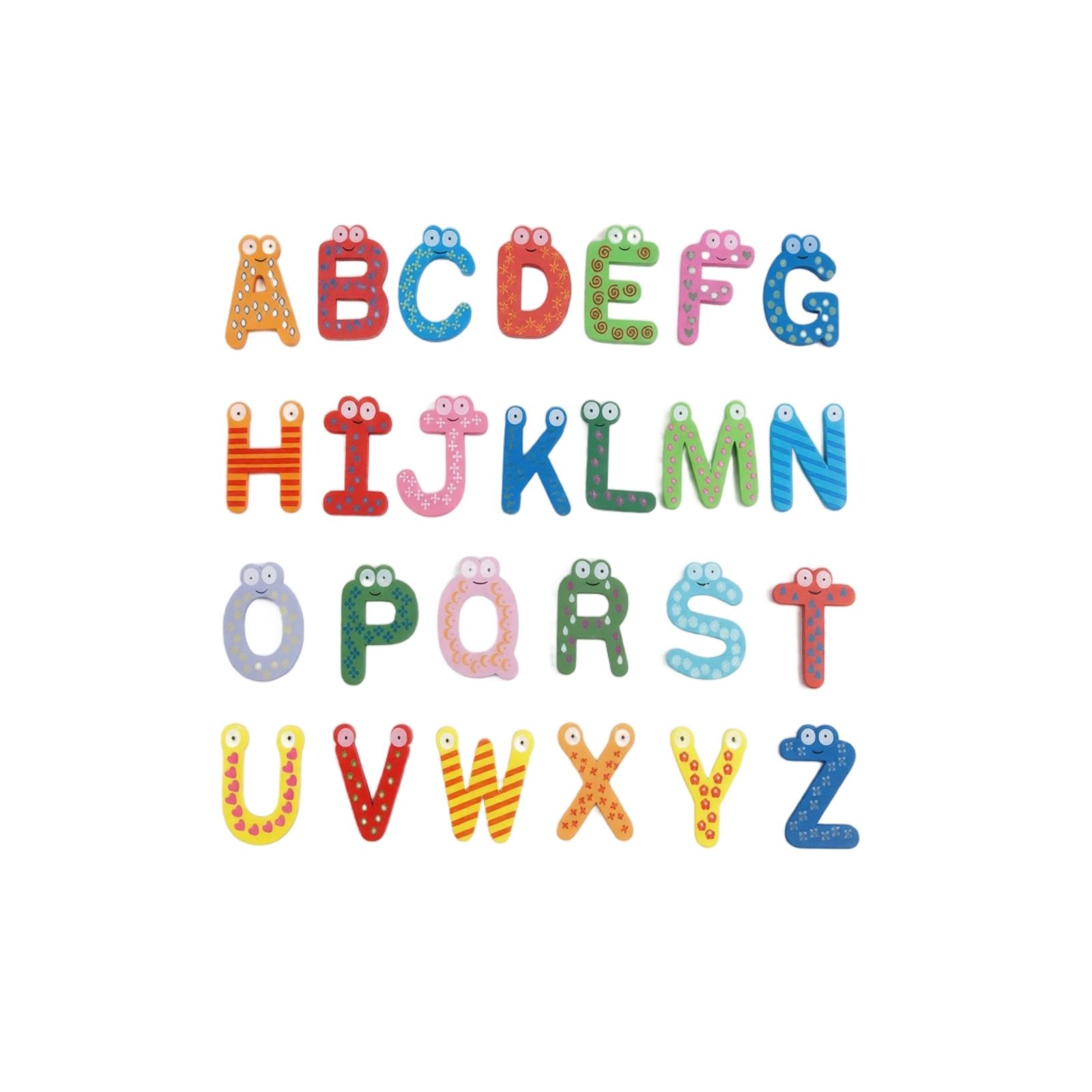 

Alphabet Refrigerator Magnets 26 Pieces Magnetic Letters Set for Fridge Whiteboard and Locker Educational Learning Tool for Kids and Adults One Size