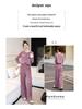2025 Spring Women's Jacket & Wide-Leg Pants Two-Piece Set - Little Fragrance Style