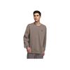 adidas Hanorac Casual cu Gât Rotund și Mâneci Lungi Unisex Hanorac Rock-Layer-Deep-Earth-Brown Negru JM9094