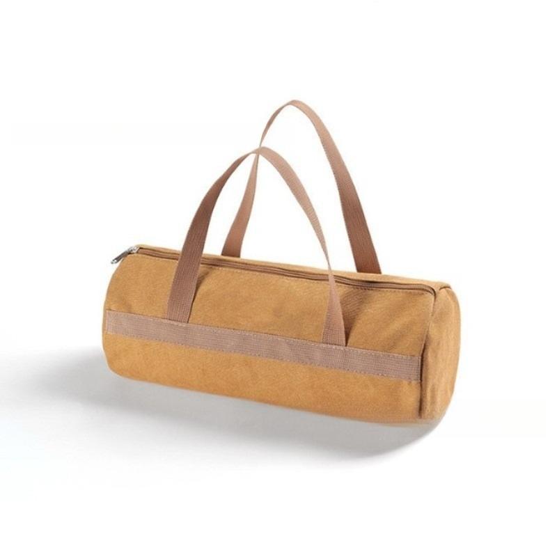 Durable Men's Tool Storage Bag, Large Capacity Wide Opening Zipper Bag, Portable Hand & Shoulder Carry Bag with Adjustable Strap