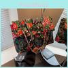 Casual Floral Chain Shoulder Bag Women's Bag Urban Simple Style Handbag Medium Size
