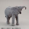 Kaiyodo ART PLA Zookeeper and White Rhino Set, Unpainted and Unassembled Plastic Model Kit AP006