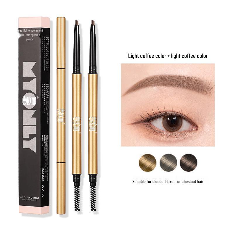 Maiolee Little Gold Dual-Ended Ultra-Fine Smudge-Proof Eyebrow Pencil