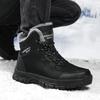 Classic Thickened Fluff Men's Snow Boots Comfortable Warm Ankle Boots Men Winter Gentlemen Shoes Chunky Botas Masculinas Zapatos