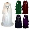 Vintage Medieval Womens Dress Victorian Renaissance Gothic Costume Gown Dress