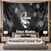 Benutzerdefiniertes Namens-Text-Wandteppich Skorpione Personalisiertes Polyester-Wandteppich für Schlafzimmer und Zimmer