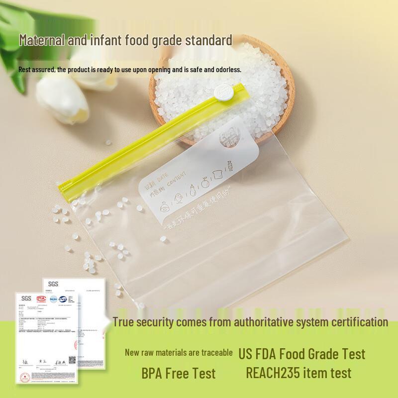 Easy Home Zipper Food Storage Bags