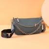 Genuine Leather Women'S Bag Trendy Fashion Simple Chain Shoulder Messenger Bag First Layer Cowhide Small Bag