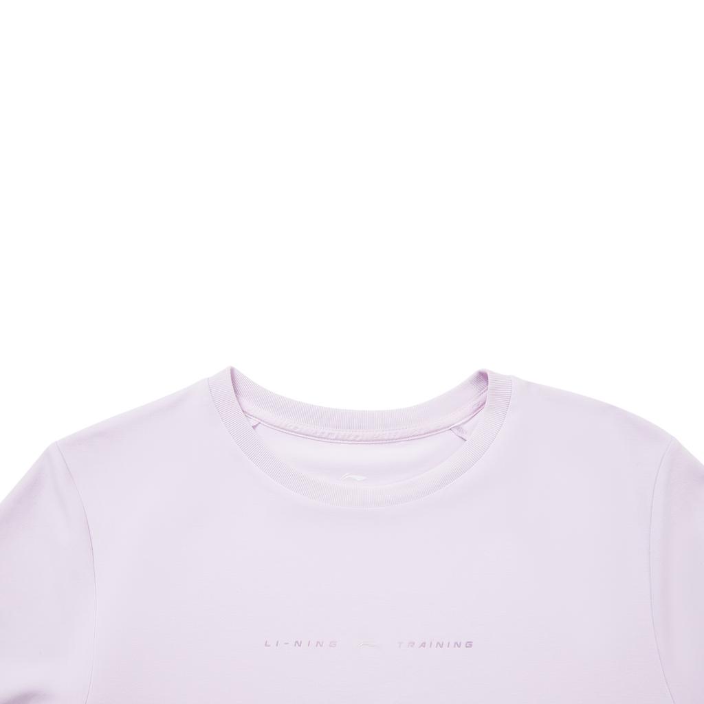 Li-Ning Ice Comfort Round Neck Logo Short Sleeve T-Shirt Women tops ATSW174-4