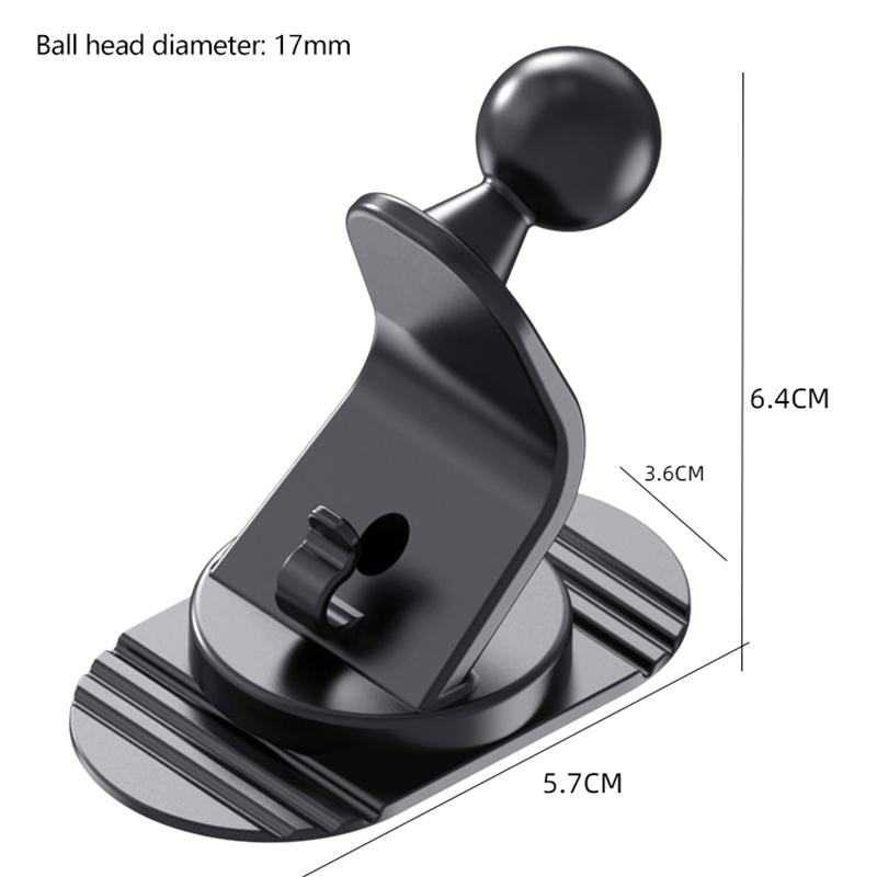 Universal Car Phone Holder Base 17Mm Ball Head Sticker Base Car Phone Stand Car Accessories Car Dashboard Mobile Phone Holder
