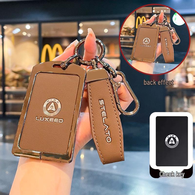 HONGQI S9 Metal NFC Card Key Holder Case for Long Range Ultra Key Protection