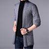 Men Thin Knitted Cardigan Sweater Spring Autumn Solid Sweater Bottoming Long Sleeved Mens Slim Fit Cardigan Sweater