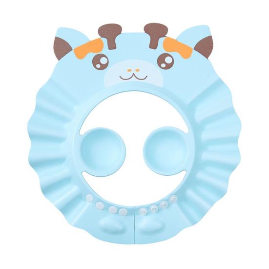 Baby Shampoo Cap Adjustable Safe Shower Bathing Cap Hair Washing Visor Hat