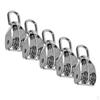 5/20/75 Stainless Steel Wheel Swivel Pulley Block Loading Sheave Hook Lifting