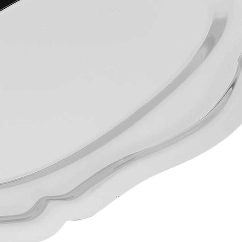 Smooth Fish Plate Rustless Steel Korean Style Plate Anti Rust Fruit Tray Restaurant Catering