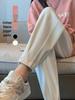 High Waist Winter Velvet Harem Pants for Women: Thick, Loose, Versatile Sweatpants