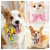 Summer Pet Cooling Ice Scarf Cool Ice Towel Heatstroke Dogs Cats Ice Scarf Collar Adjustable Cooling Cat Collar Bib Pet Supplies