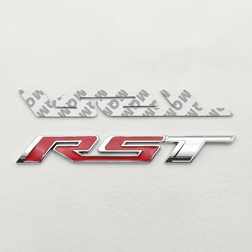 3D kovová samolepka na auto Znak RST Emblem přední mřížky Odznak kufru blatníku Pro Chevrolet Tahoe Silverado Suburban Colorado Příslušenství