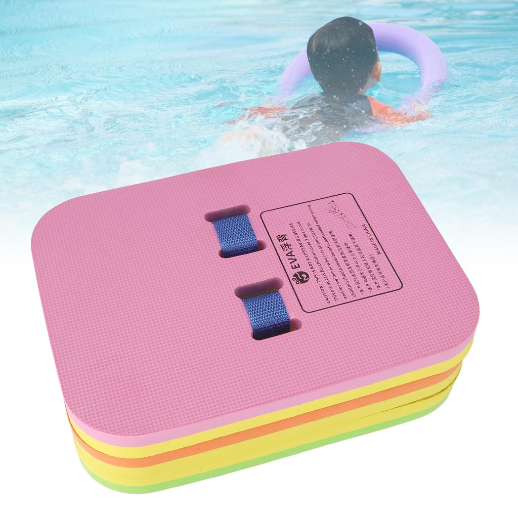 Swimming Back Float with Adjustable Belt Swim Training Assistant Float Board for Kids and Adult