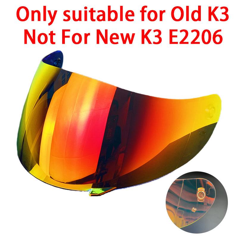 K3 Visor for AGV K3 Shield 2026 New Mold E2206 Photochromic Old K3 High Strength Sunscreen Capacete WindshielHelmet Visor Shield
