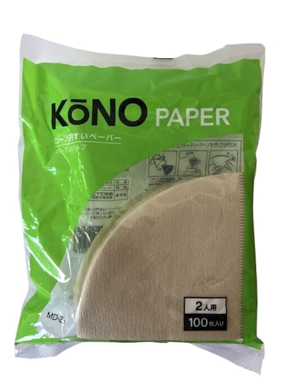 

Kono Coffee Paper Filter MD25 Brown