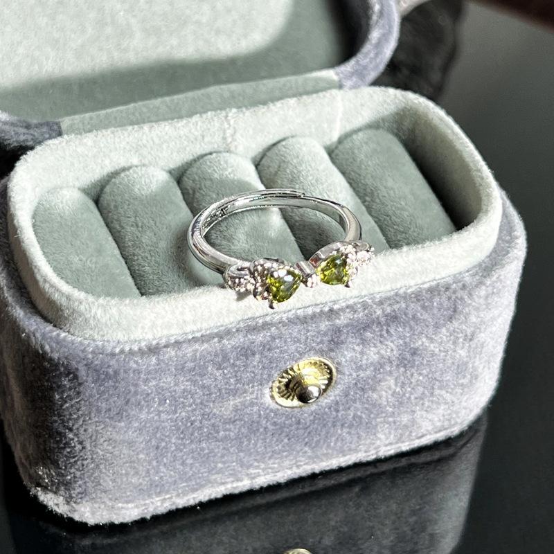 Caibao Series Open Ring Women'S Simple Fashion Niche Design Sweet Cool Light Luxury High-End Accessories