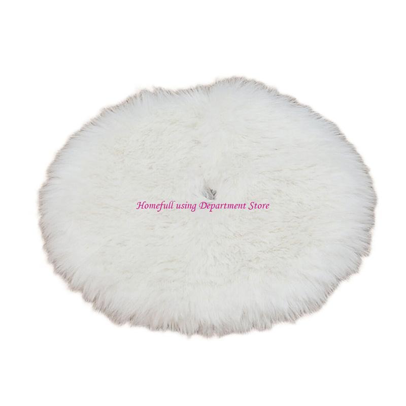 Elegant Christmas Tree Skirt Color Dress for Large Trees Home Decoration