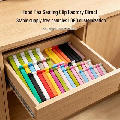 Colorful Multi-pack Snack Bag Sealing Clips - Moisture-proof & Freshness Lock, No Leakage.