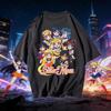 Japanese Sailor Moon Tshirt Retro Tshirt Style Plus Size Unisexs Cotton Tshirt Summer New Retro Unisexs Shirts Womens Streetwear