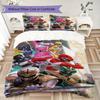 Power Rangers Pattern Bedding,Quilt Set Quilt Cover Pillowcase Home Birthday Gift (1*duvet cover+2*pillowcase,without core)XSJT0917274