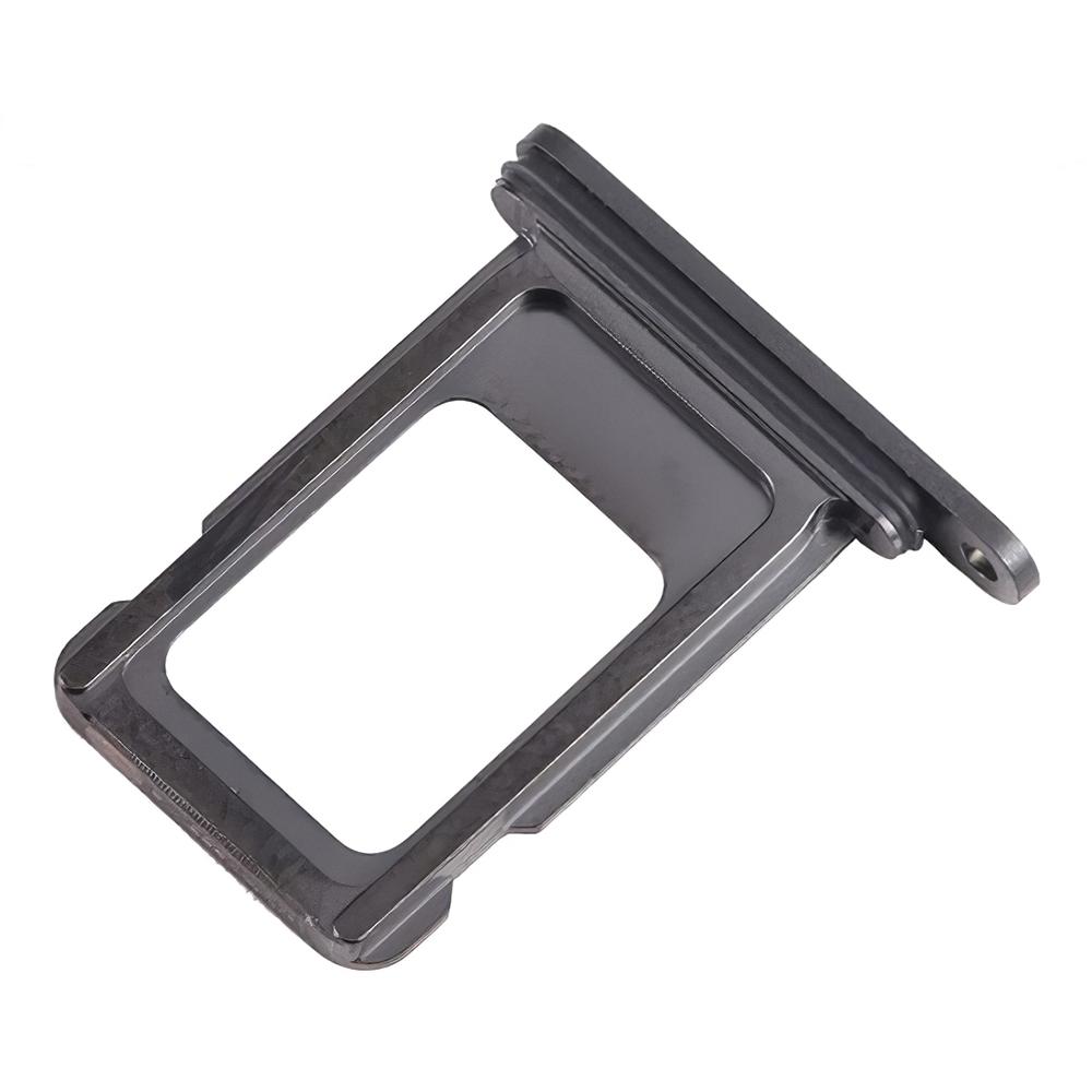 

For iPhone 15 Pro Single SIM Card Tray Holder Replacement Part (without Logo) White