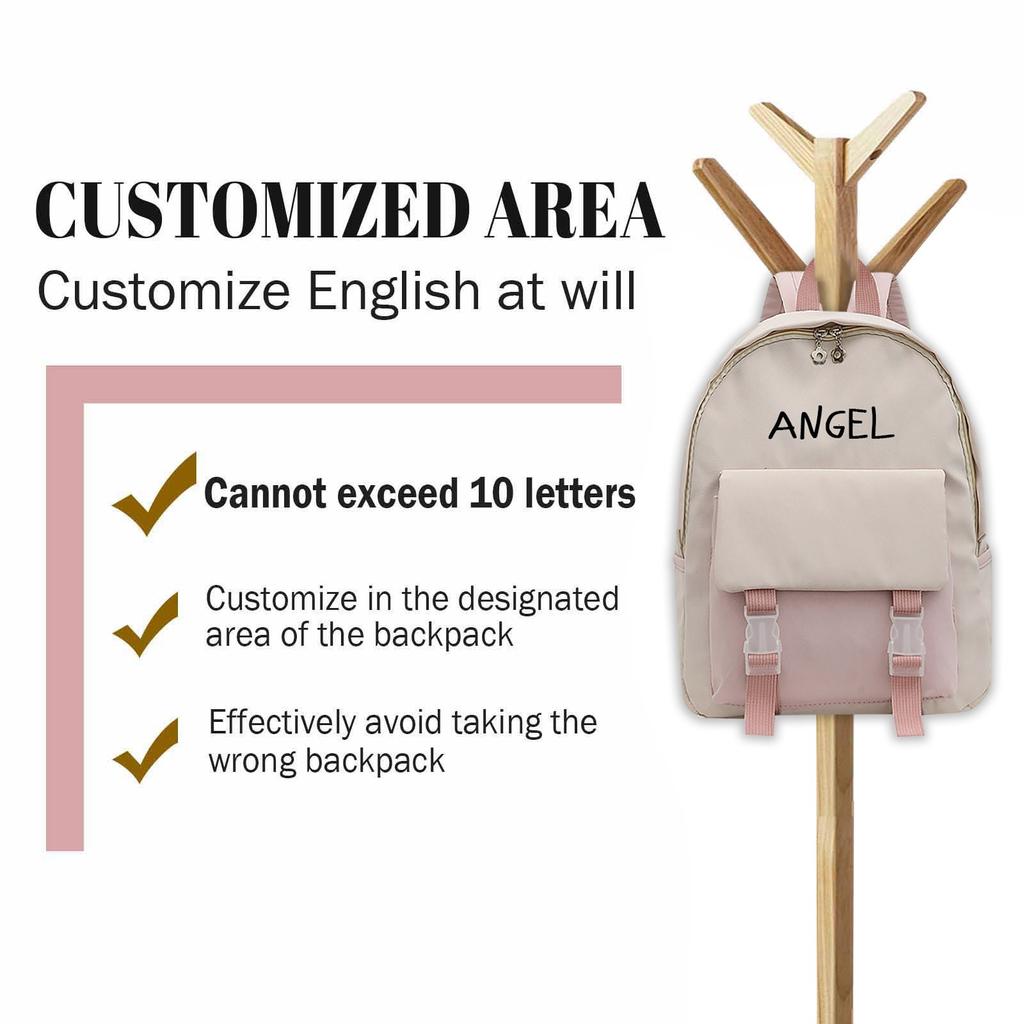 Personalized Customized Boys And Girls Backpacks, Travel Backpacks, Printed Name Tags, Unique Commemorative Gifts