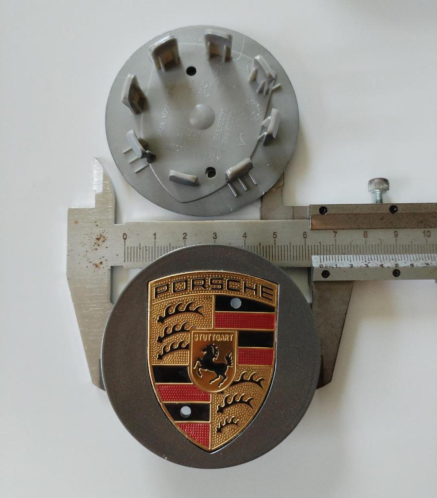Porsche Cayenne/Macan/Panamera/718/Taycan/911 Radnabenkappe Farbiges Aufkleber