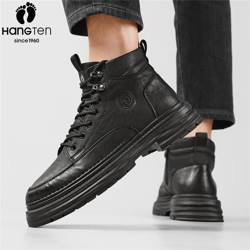 Men s Retro Martin Work Boots 41 чёрный