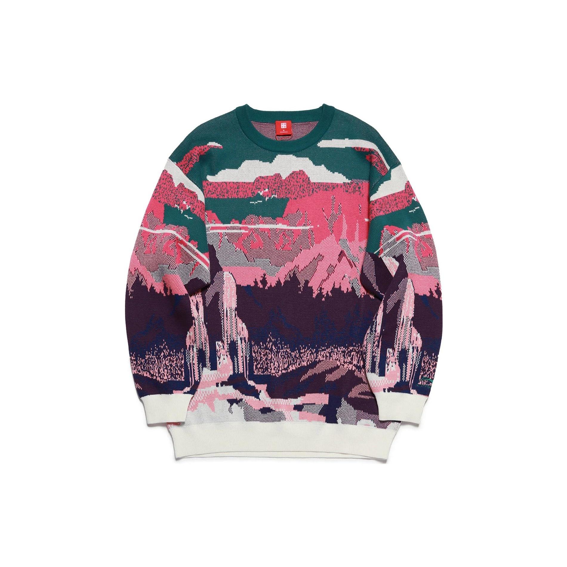 Li-Ning All-Over Print Sweater  Multi-Color  Men s AWDS271-2 L