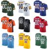 Custom Print Sports Jersey Rugby Basketball Training Lightweight Breathable Mens Athletic Wear