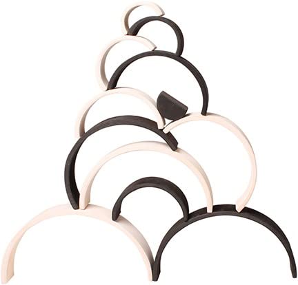 Toy Educational Toy Building Blocks Interior Figure Play Monochrome Arch SH93050 GRIMM'S