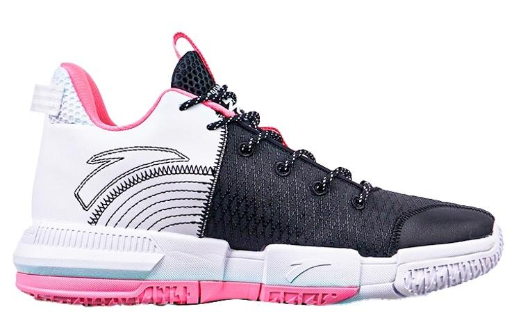 Men's Sneakers Anta Craze 2 Slip Resistant Abrasion Resistant Mid top Performance Basketball Shoes Men's