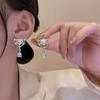 1 Pair Vintage Court Hollow Heart Earrings,Simulated Pearl,Ins Minimalist Jewelry for Banquet & Party Outfits