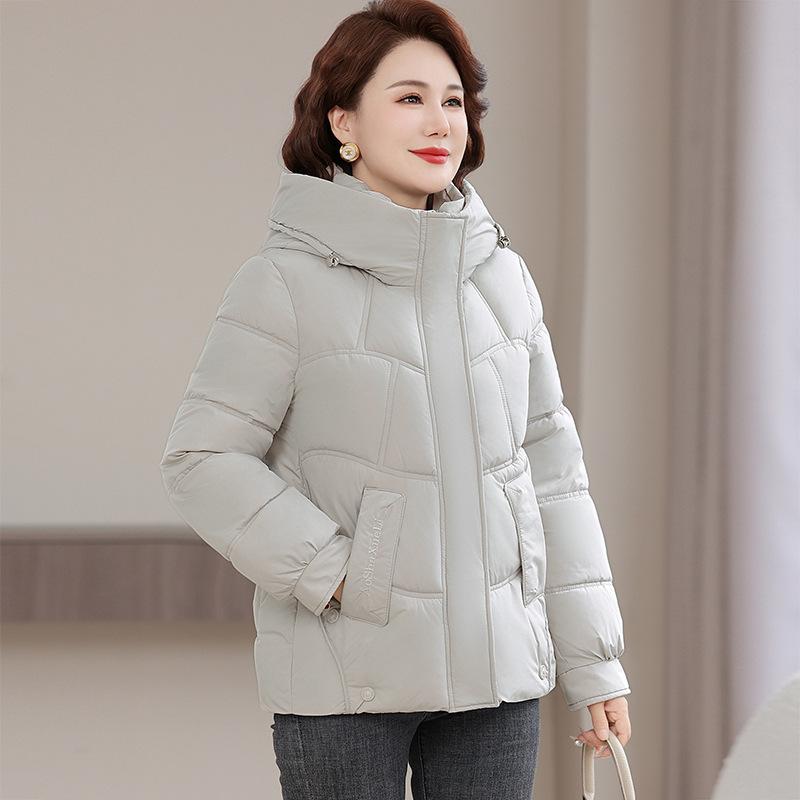 Women’s Short Detachable Hood Windproof Thicken Warm Winter Jacket