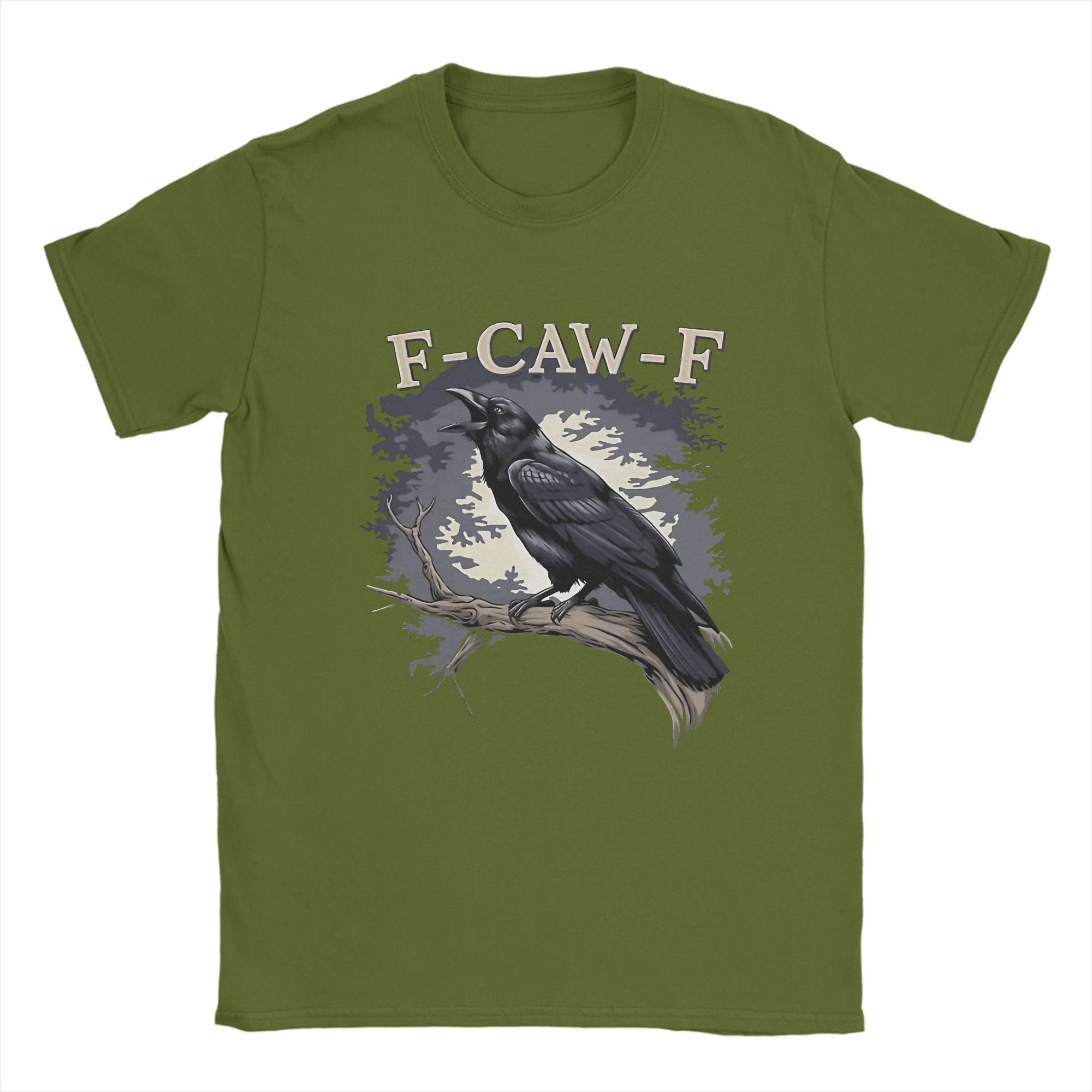 

F-Caw-F 100 Cotton T Shirt For Men Beach Awesome T Shirts O Neck Hippie Tee Shirt Big Size Pattern Tops 4XL