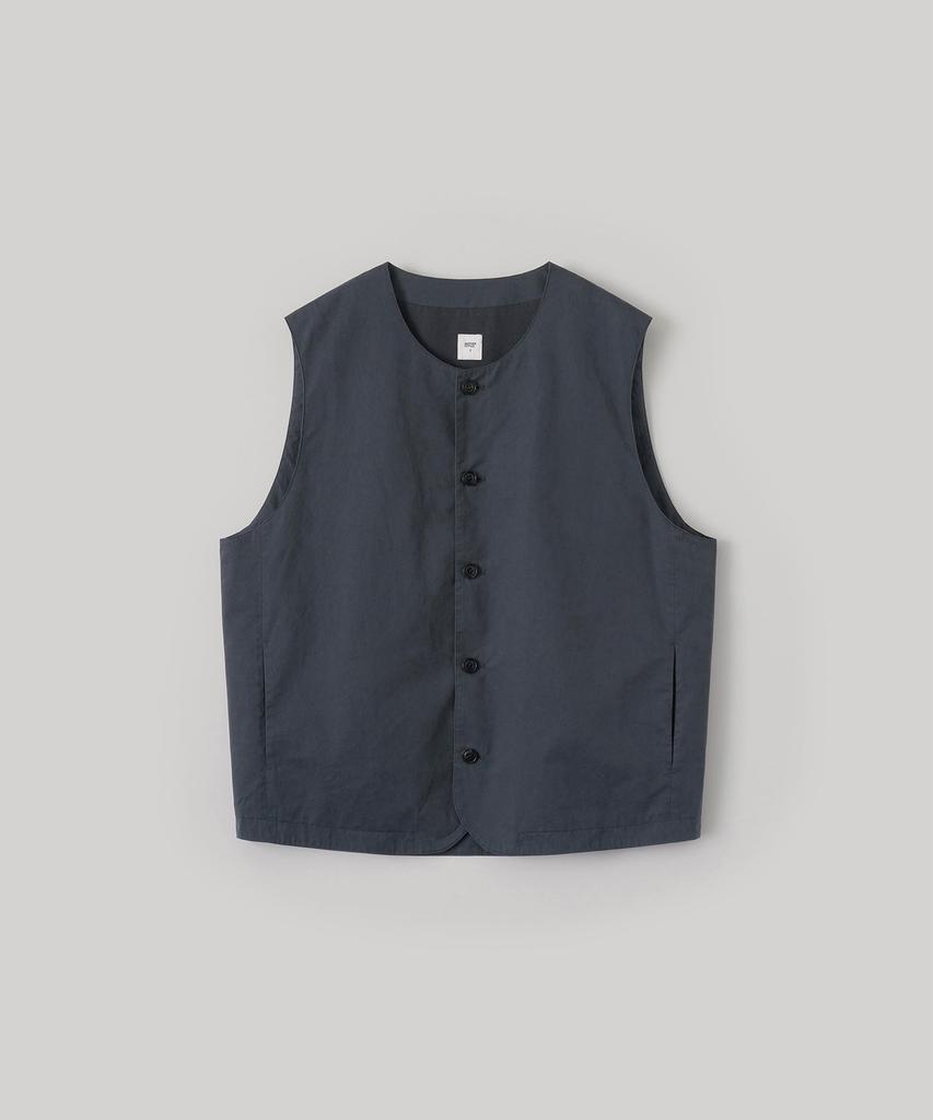 Another Office Bonjour Round Neck Vest (Nautical Gray)