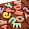 English Letters Number Silicone Mold Alphabet Fondant Cake Decorating Tools Chocolate Cupcake Mold K