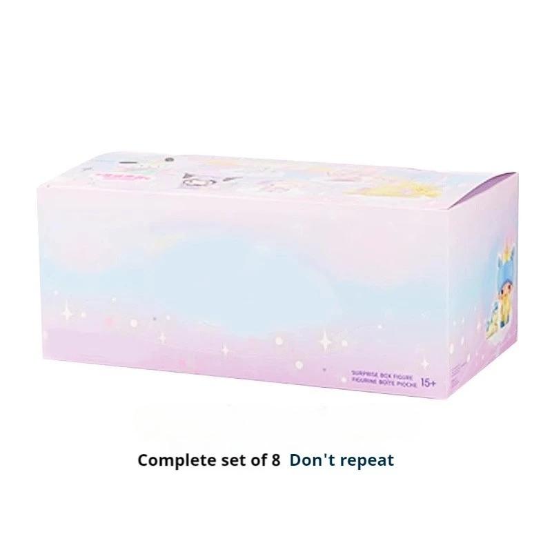 San Rio Fantasy Park Blind Box Series Kuromi Pacha Dog Cinnamoroll Lovely Characters Collectible Handmade Ornament Girl Gift Idea