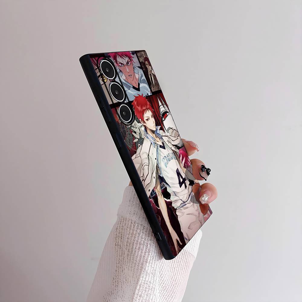 Anime Kuroko no Basuke Phone Case For Samsung Galaxy S25 S24 S22 S23 Ultra S21 S20 Plus 5G Frosted Non-Slip Full Cover Soft Case