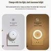 Smart LED Bedside Night Light with Sensor Control - Energy-Saving Plug-in for Children's Bedroom