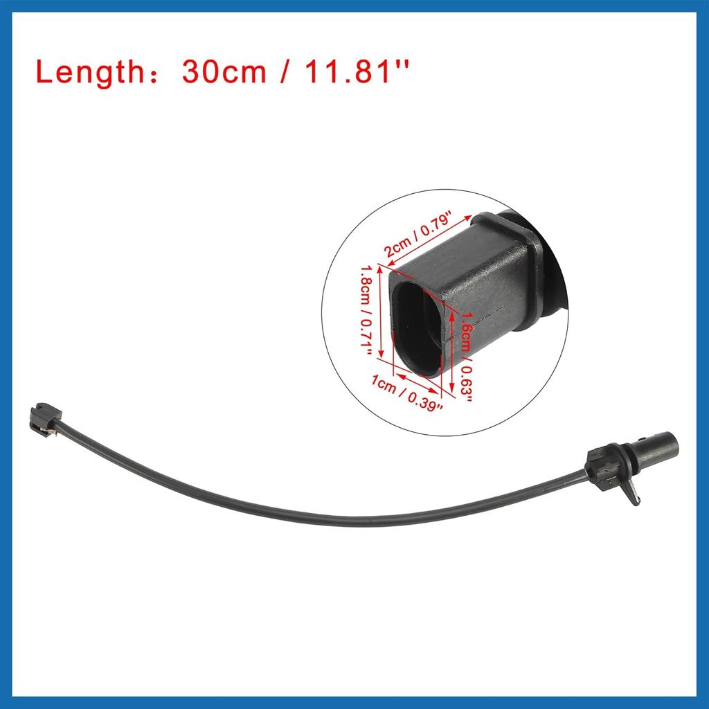 2pcs Car Front Brake Pad Wear Sensor for Porsche Macan 2017-2018 95B907253A Item Replacement