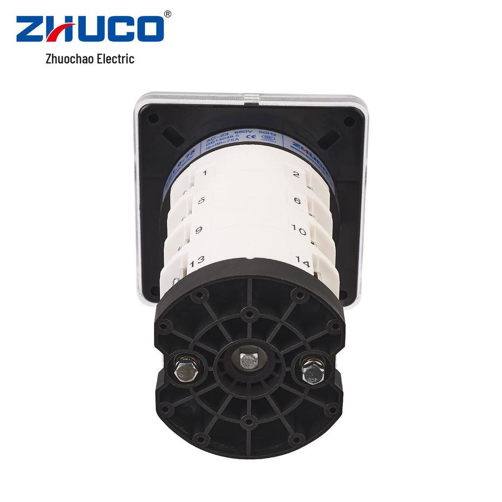 Zhuochao SZL9-75/D1050.4 Universal Changeover Rotary Switch (LW31 GLE9 Equivalent)