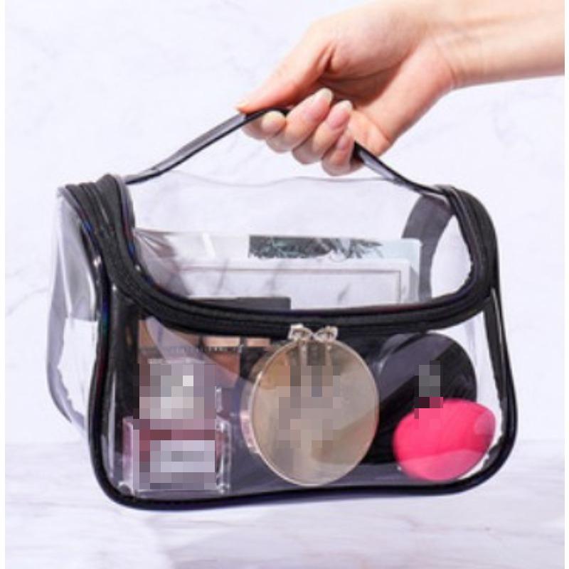 Transparent Makeup Bag Female Network Red Large Capacity Travel Girl Portable Waterproof Toiletry Bag Cosmetics Storage Bag